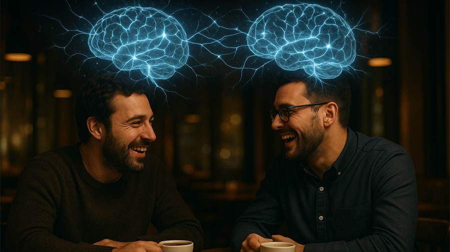 مغز دوستان صمیمی حتی در سکوت هماهنگ می‌شود