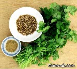 خواص گشنیز و فواید تخم گشنیز و نسخه های دارویی عرق گشنیز و مضرات گشنیز خام و خشک