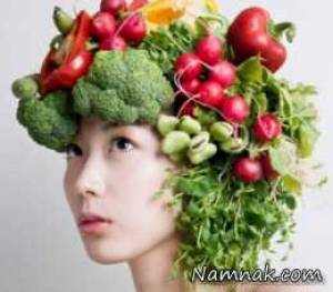 غذای مو و مواد غذایی مفید و مضر برای مو