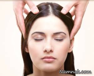 توقف سریع ریزش مو با ماساژ سر