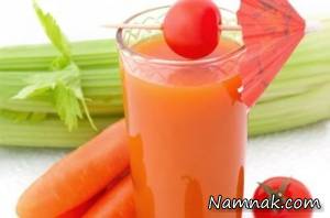 رفع خستگی و گرفتگی عضلات با نوشیدنی کرفس و هویج