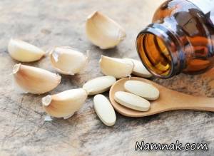فواید سلامتی کپسول سیر و مزایای پودر سیر
