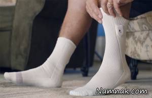  اندازه گیری دمای پای بیماران دیابتی با این جوراب 