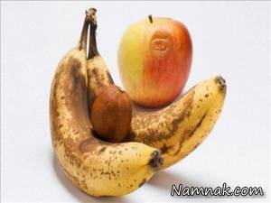 خوردن میوه و سبزیجات لکه دار