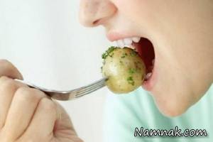فواید طولانی جویدن غذا