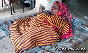 زن هندی بعد از تولد فرزندش 60 سانت شد