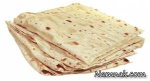 نان سفید بدون سبوس و بدون خاصیت