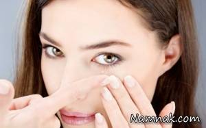 نکات مهم درباره خوابیدن با لنز چشم