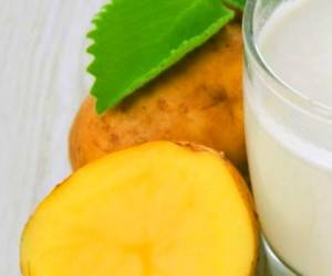 آب شگفت انگیز سیب زمینی برای زیبایی پوست و سلامت بدن