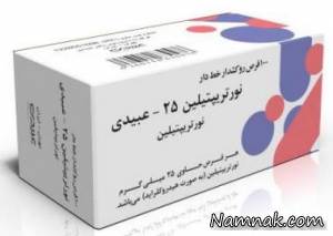 اطلاعات دارویی نورتریپتیلین