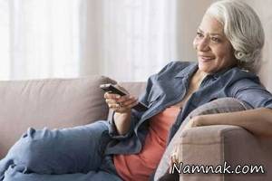 خطرات تماشای زیاد تلویزیون در سالمندان