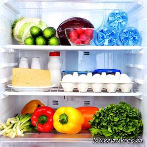 مواد غذایی یخچال و فریزر سلبریتی ها + تصاویر