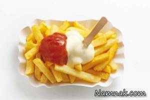 خطر مرگ با سیب زمینی سرخ کرده