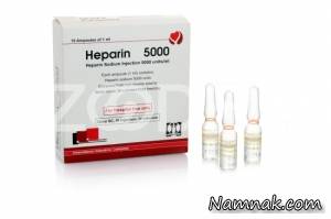 تاثیرات و عوارض داروی هپارین