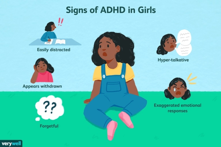 علائم و نشانه‌های ADHD در دختران