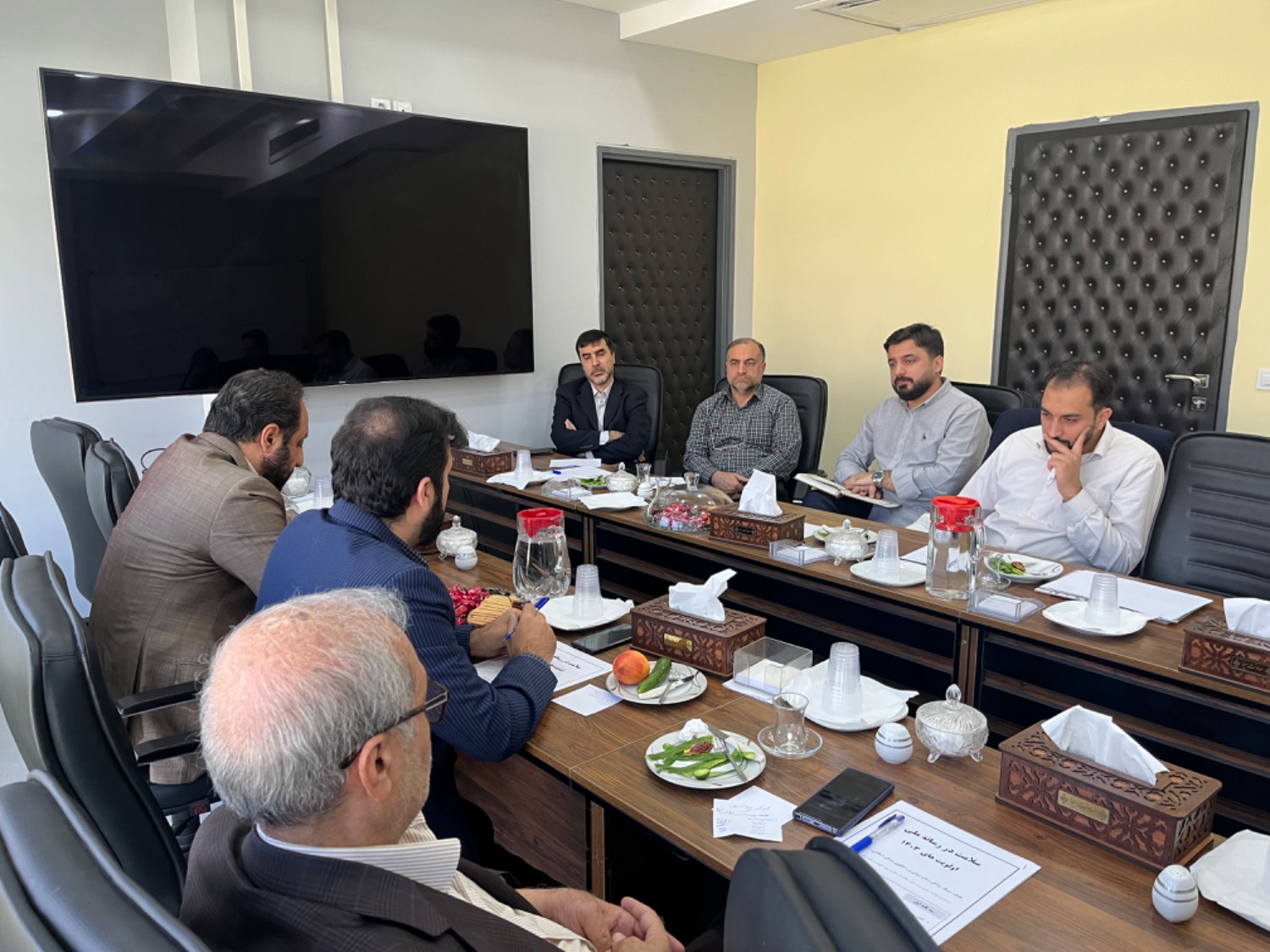 نشست مدیر شبکه سلامت سیما و نمایندگان سازمان ها و نهاد های مرتبط با سلامت روان در آستانه هفته سلامت روان